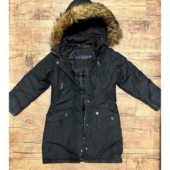 Coogie Australia kids black winter coat - Picture 2 of 8